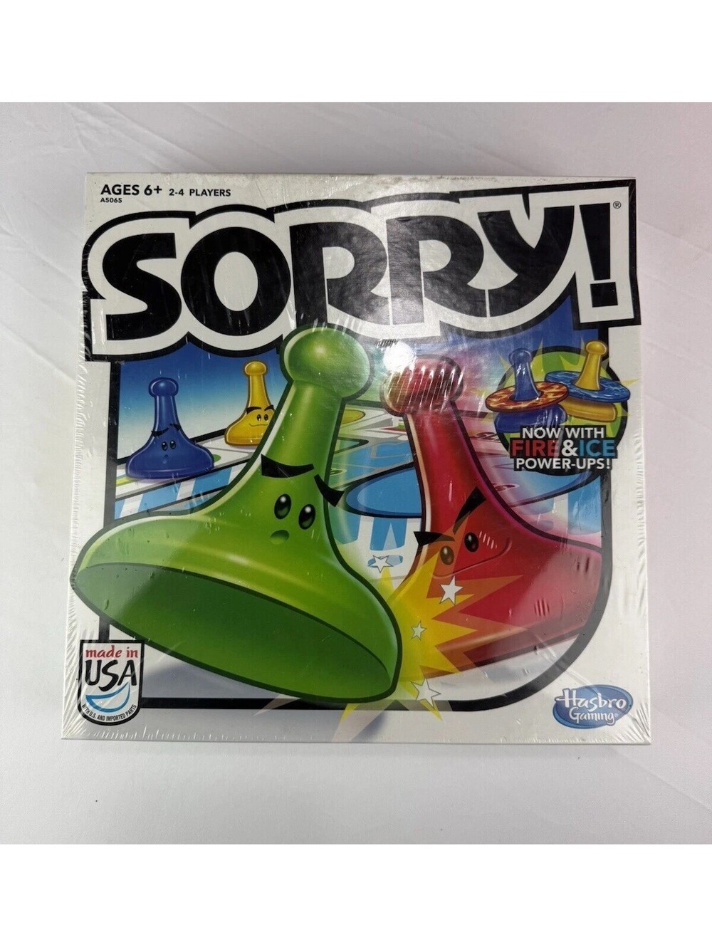 Sorry! Game 2013 Edition Hasbro Fire and Ice Power Ups Brand New Sealed